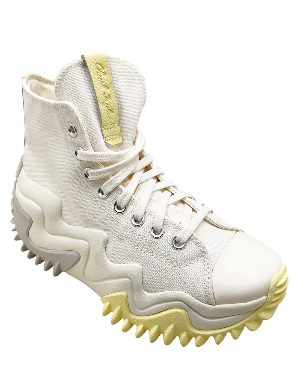 🆕{Converse} Run Star Motion Hi-Trance Form Sneakers in Egret/Soft Sunshine